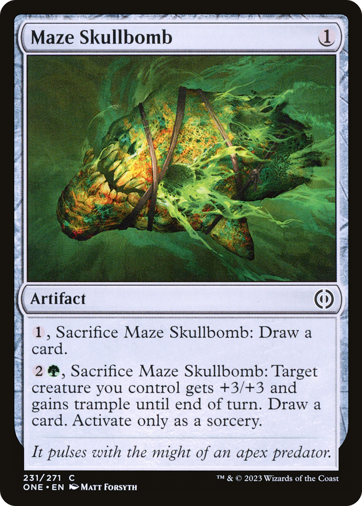 Maze Skullbomb [Phyrexia: All Will Be One] | The CG Realm