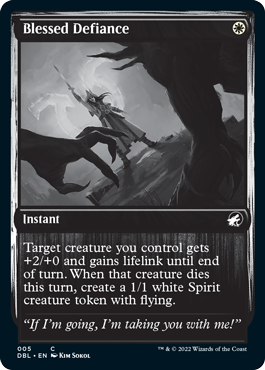 Blessed Defiance [Innistrad: Double Feature] | The CG Realm