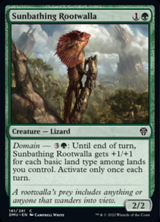 Sunbathing Rootwalla [Dominaria United] | The CG Realm