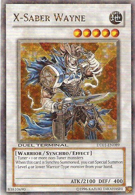 X-Saber Wayne [DT01-EN089] Ultra Rare | The CG Realm