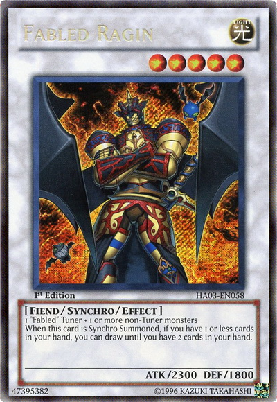 Fabled Ragin [HA03-EN058] Secret Rare | The CG Realm