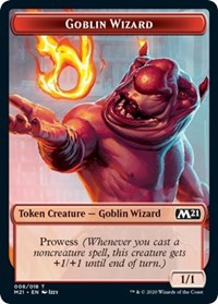 Goblin Wizard // Treasure Double-Sided Token [Core Set 2021 Tokens] | The CG Realm