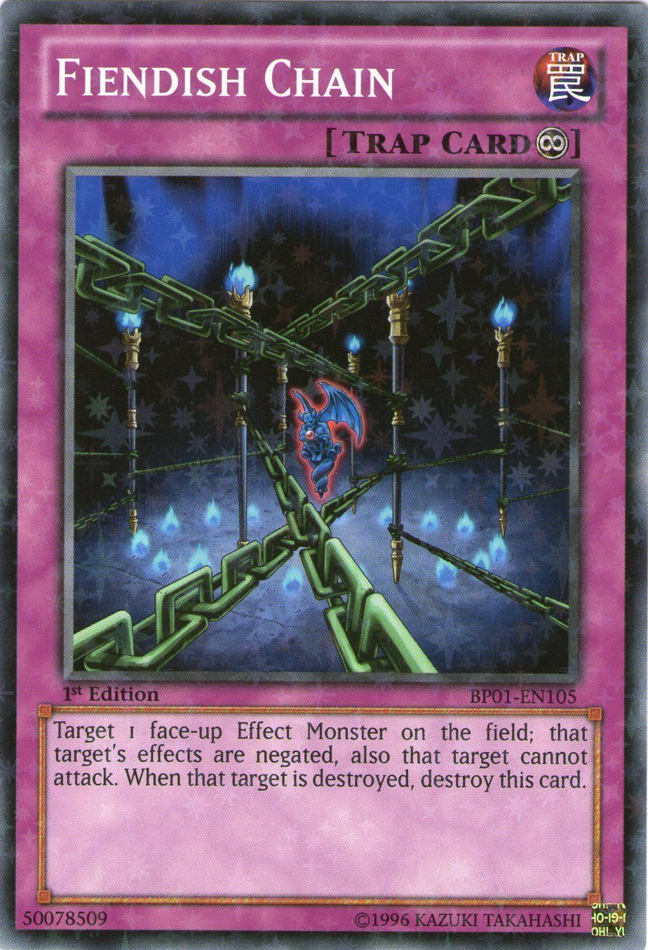 Fiendish Chain [BP01-EN105] Starfoil Rare | The CG Realm