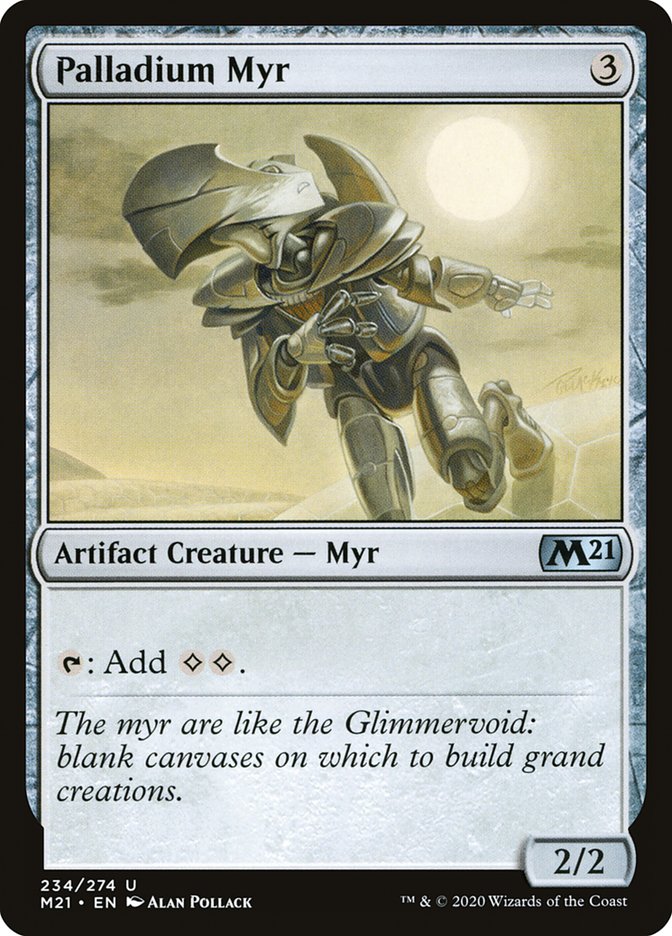 Palladium Myr [Core Set 2021] | The CG Realm