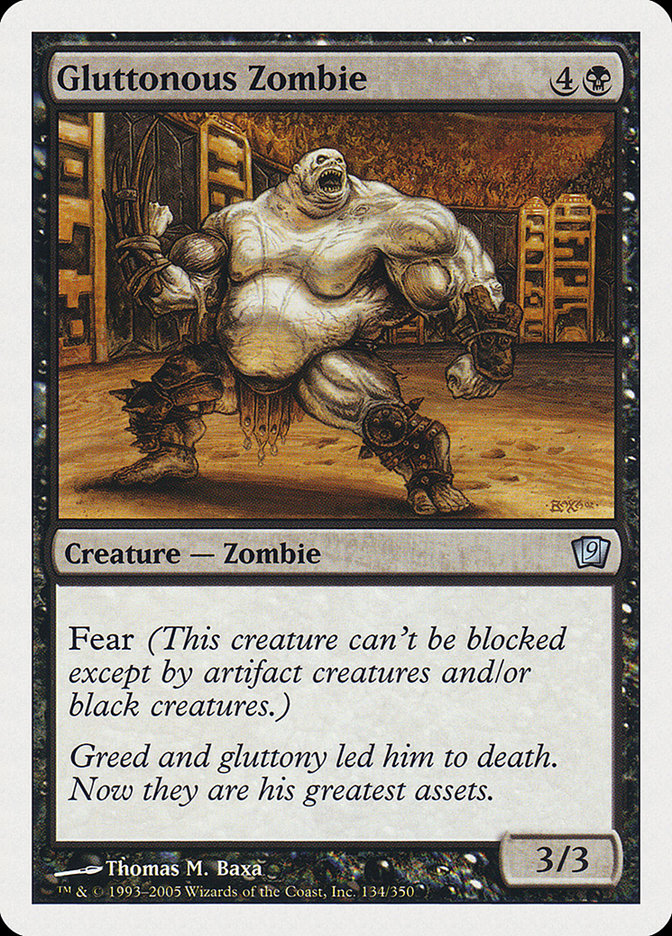 Gluttonous Zombie [Ninth Edition] | The CG Realm