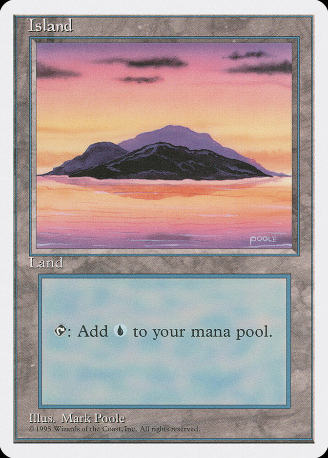 Island (Sunset / Signature on Right) [Fourth Edition] | The CG Realm