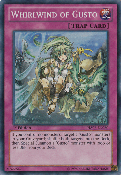 Whirlwind of Gusto [HA06-EN060] Super Rare | The CG Realm