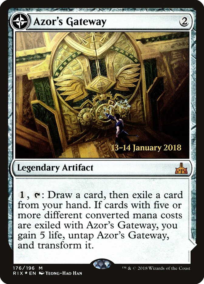 Azor's Gateway // Sanctum of the Sun [Rivals of Ixalan Prerelease Promos] | The CG Realm