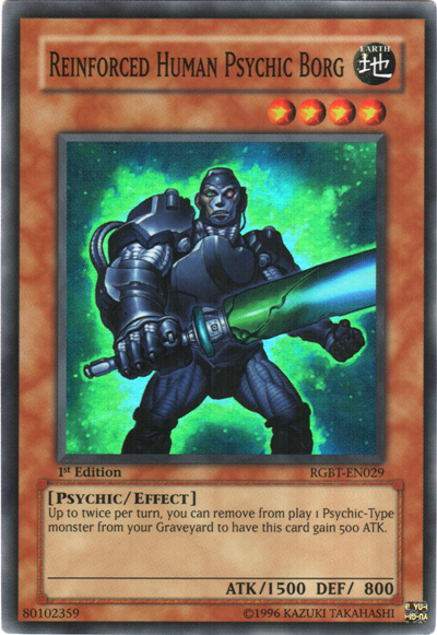 Reinforced Human Psychic Borg [RGBT-EN029] Super Rare | The CG Realm