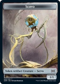 Servo // Treasure Double-Sided Token [Double Masters Tokens] | The CG Realm