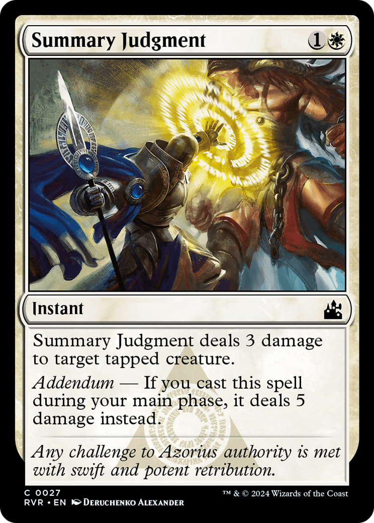 Summary Judgment [Ravnica Remastered] | The CG Realm