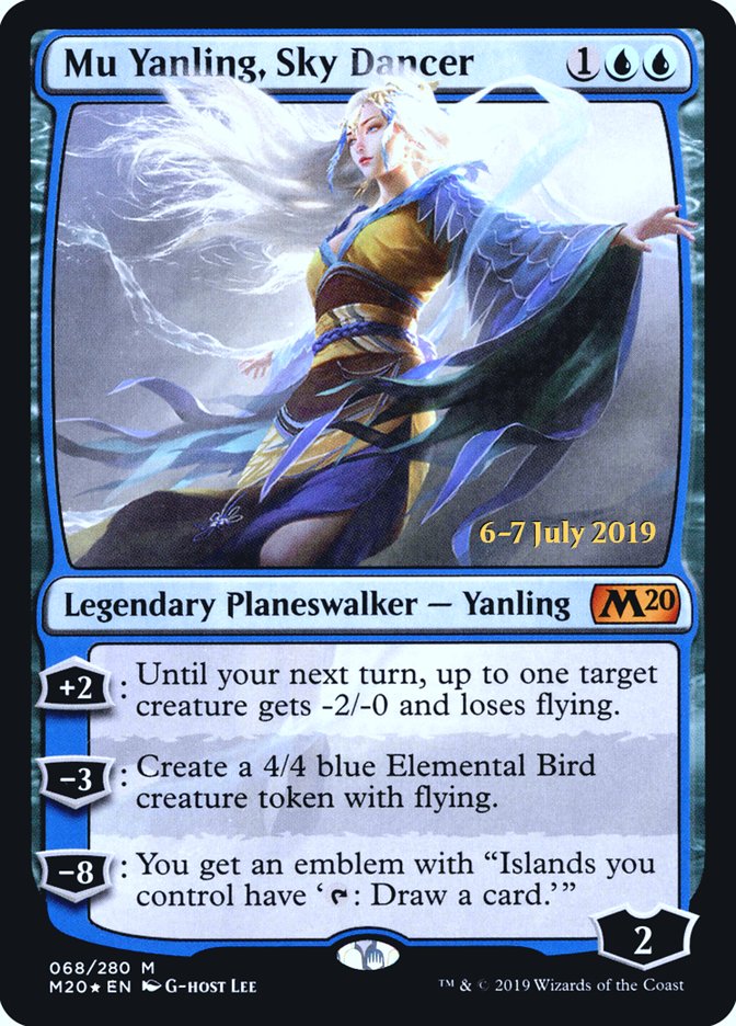 Mu Yanling, Sky Dancer [Core Set 2020 Prerelease Promos] | The CG Realm