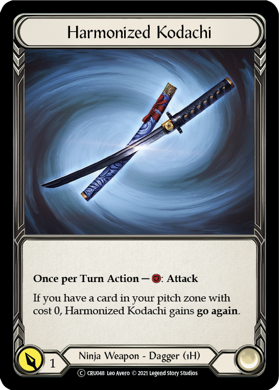 Harmonized Kodachi [U-CRU048] (Crucible of War Unlimited)  Unlimited Normal | The CG Realm