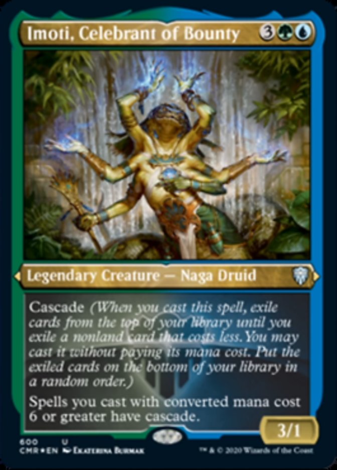 Imoti, Celebrant of Bounty (Etched) [Commander Legends] | The CG Realm