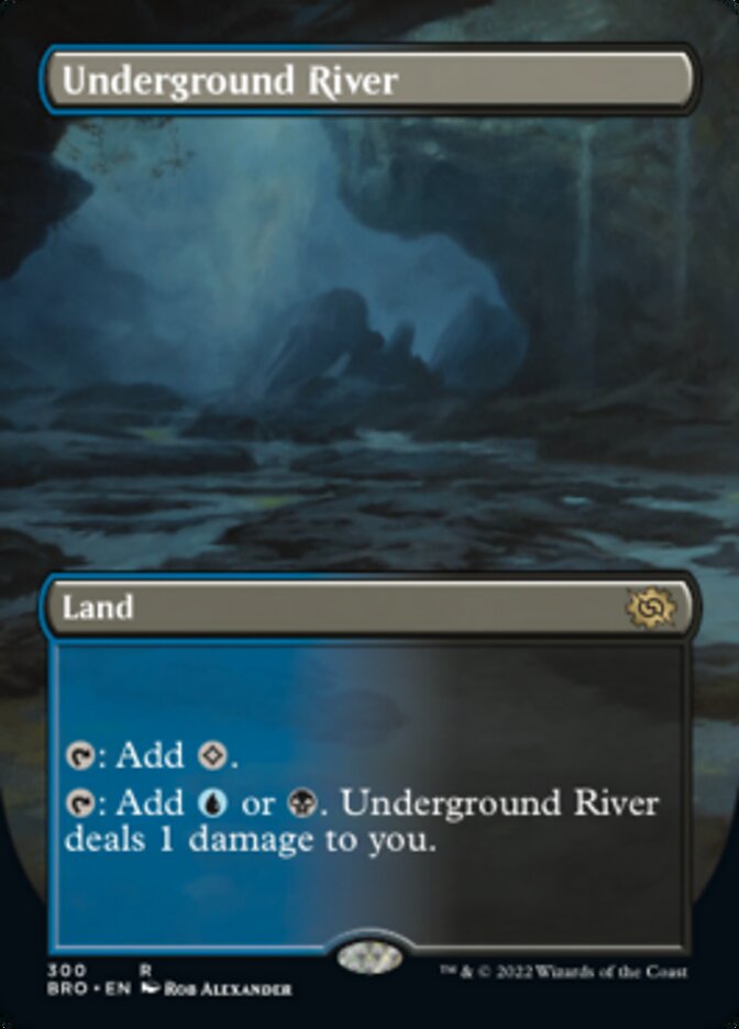 Underground River (Borderless Alternate Art) [The Brothers' War] | The CG Realm