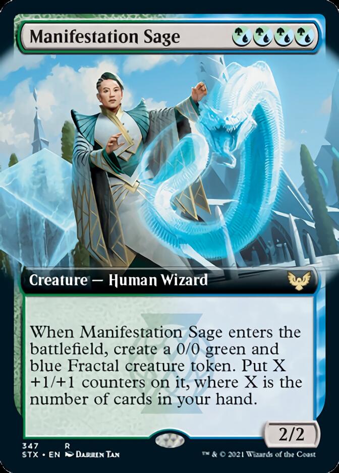 Manifestation Sage (Extended Art) [Strixhaven: School of Mages] | The CG Realm