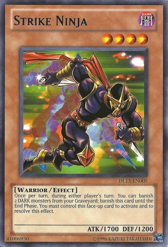 Strike Ninja (Blue) [DL13-EN005] Rare | The CG Realm