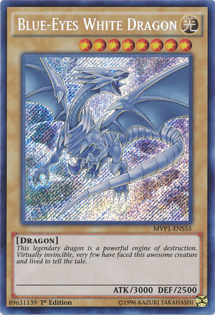 Blue-Eyes White Dragon [MVP1-ENS55] Secret Rare | The CG Realm