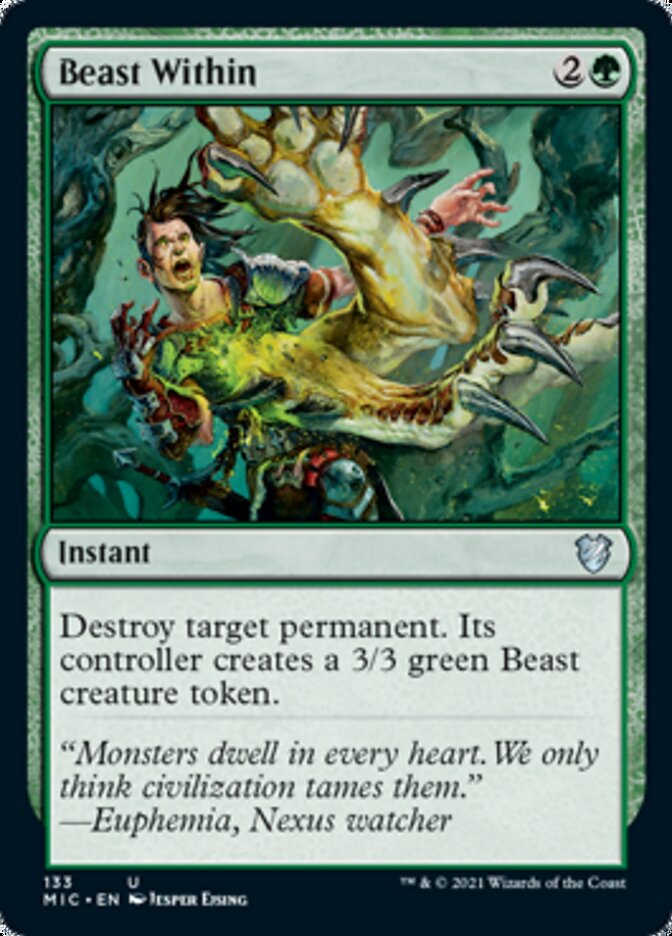 Beast Within [Innistrad: Midnight Hunt Commander] | The CG Realm