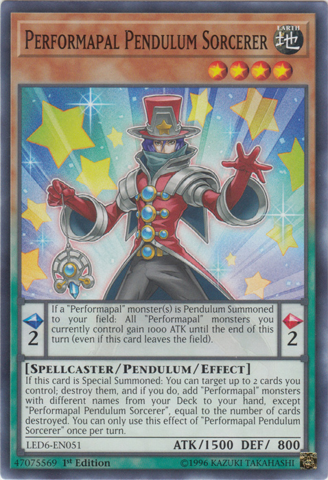 Performapal Pendulum Sorcerer [LED6-EN051] Common | The CG Realm