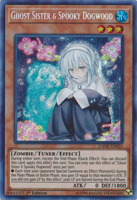 Ghost Sister & Spooky Dogwood [DANE-EN025] Secret Rare | The CG Realm