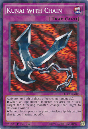 Kunai with Chain [BP03-EN210] Shatterfoil Rare | The CG Realm