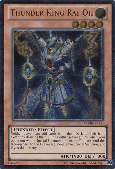 Thunder King Rai-Oh [TU08-EN000] Ultimate Rare | The CG Realm