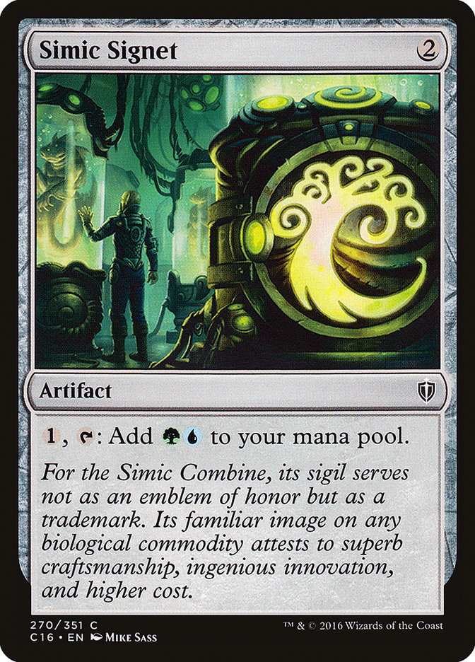 Simic Signet [Commander 2016] | The CG Realm