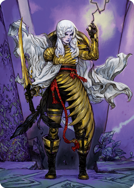 The Wandering Emperor 1 Art Card [Kamigawa: Neon Dynasty Art Series] | The CG Realm