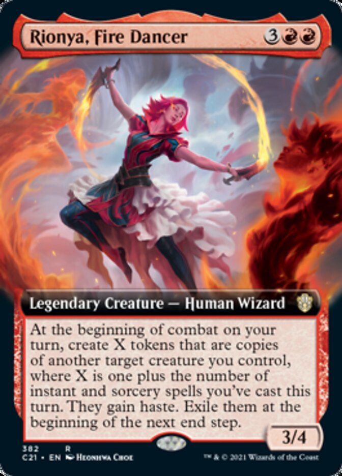 Rionya, Fire Dancer (Extended Art) [Commander 2021] | The CG Realm