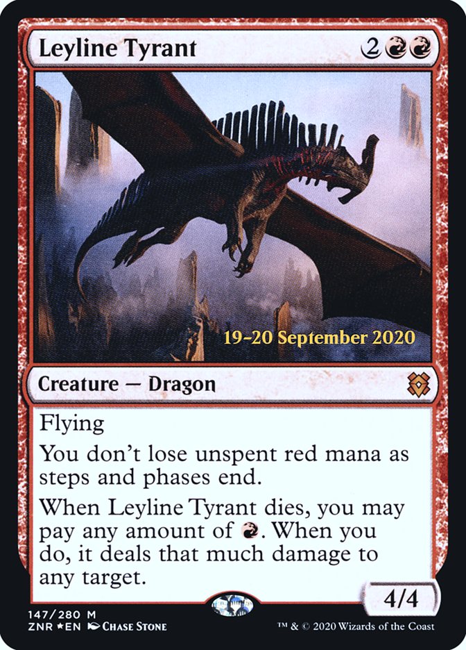 Leyline Tyrant [Zendikar Rising Prerelease Promos] | The CG Realm