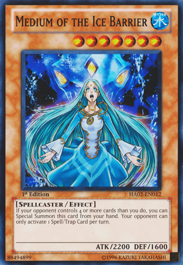 Medium of the Ice Barrier [HA02-EN012] Super Rare | The CG Realm