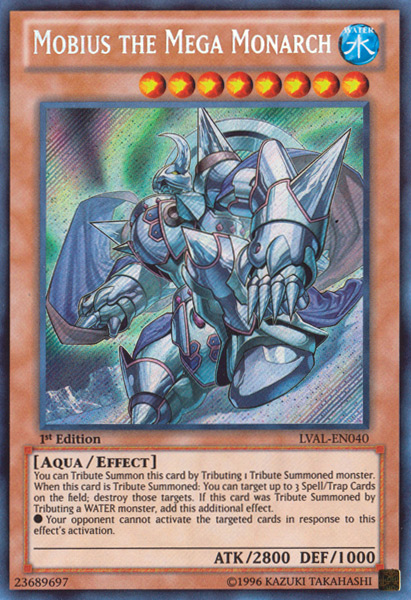 Mobius the Mega Monarch [LVAL-EN040] Secret Rare | The CG Realm