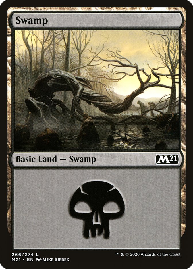 Swamp (266) [Core Set 2021] | The CG Realm