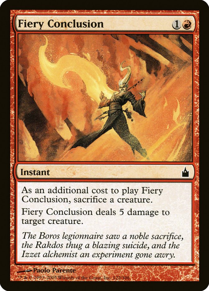 Fiery Conclusion [Ravnica: City of Guilds] | The CG Realm