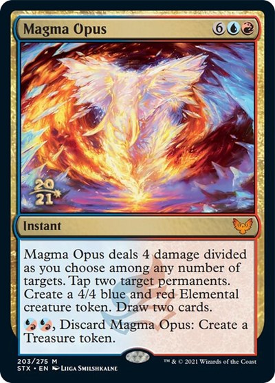 Magma Opus [Strixhaven: School of Mages Prerelease Promos] | The CG Realm