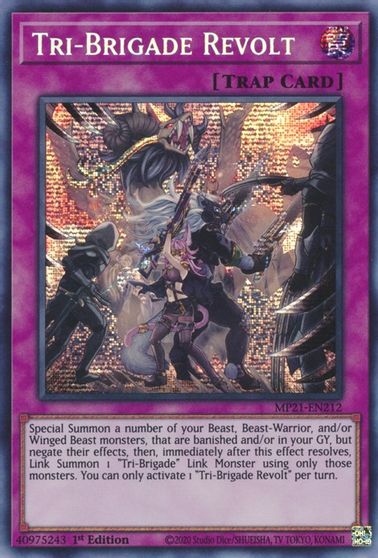 Tri-Brigade Revolt [MP21-EN212] Prismatic Secret Rare | The CG Realm