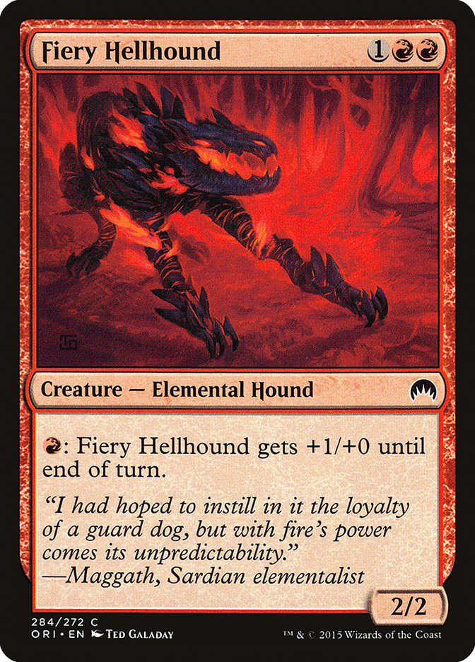 Fiery Hellhound [Magic Origins] | The CG Realm