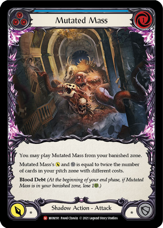 Mutated Mass [MON191-RF] (Monarch)  1st Edition Rainbow Foil | The CG Realm