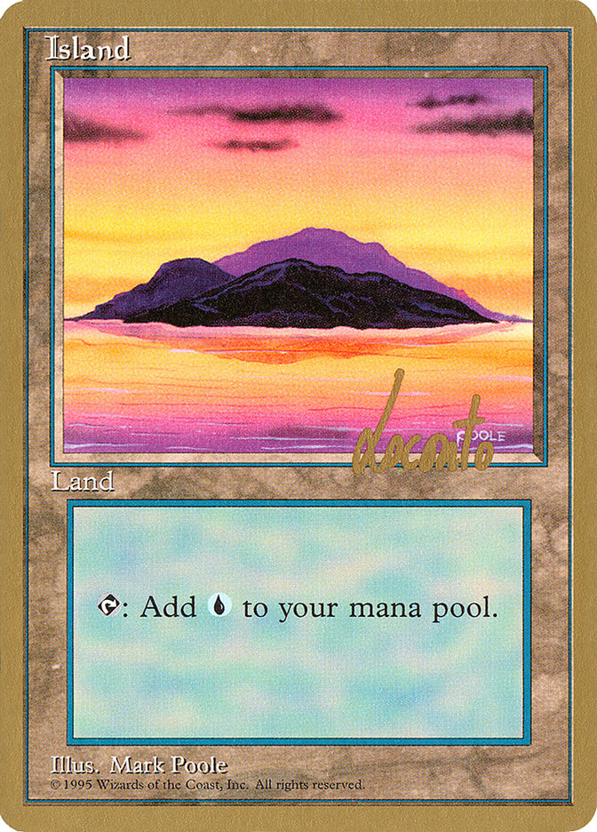 Island (ml368) (Michael Loconto) [Pro Tour Collector Set] | The CG Realm