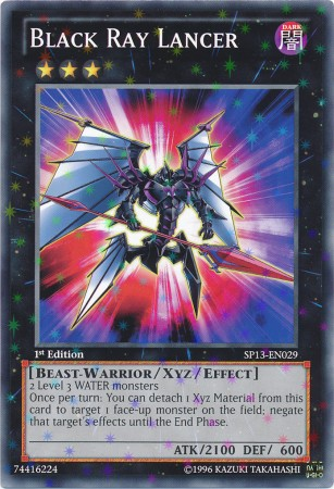 Black Ray Lancer [SP13-EN029] Starfoil Rare | The CG Realm