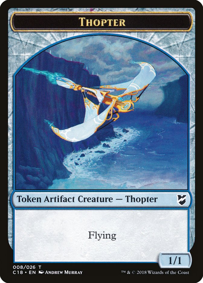 Thopter Token (008/026) [Commander 2018 Tokens] | The CG Realm