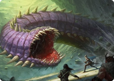 Purple Worm Art Card [Dungeons & Dragons: Adventures in the Forgotten Realms Art Series] | The CG Realm