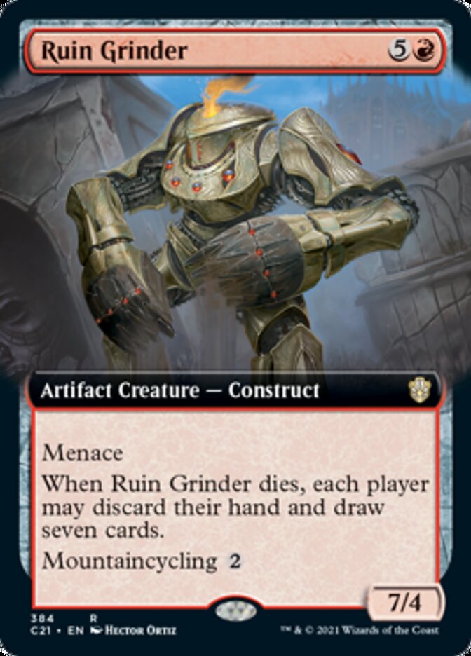 Ruin Grinder (Extended Art) [Commander 2021] | The CG Realm