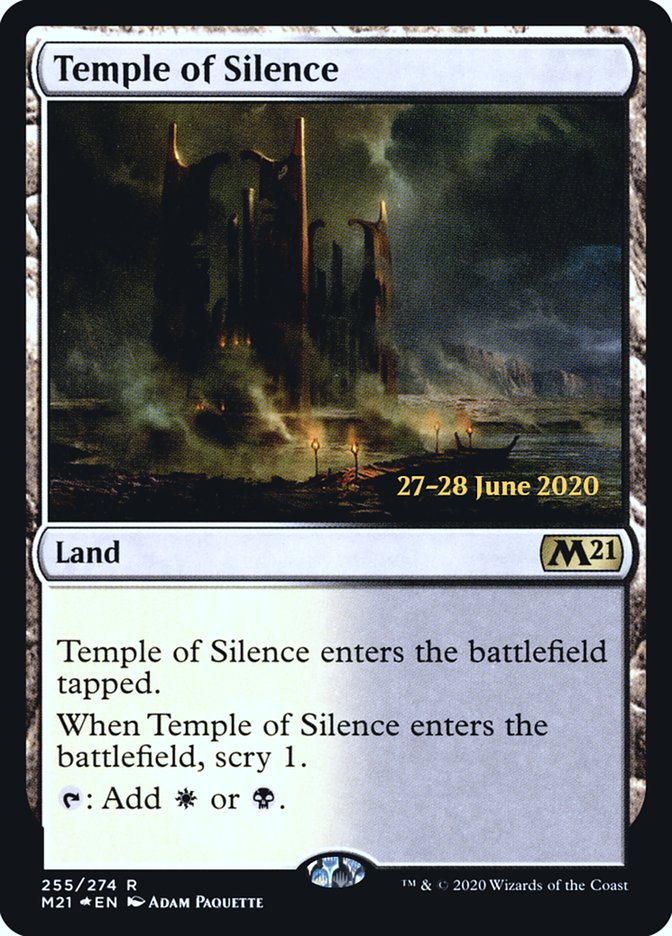 Temple of Silence [Core Set 2021 Prerelease Promos] | The CG Realm