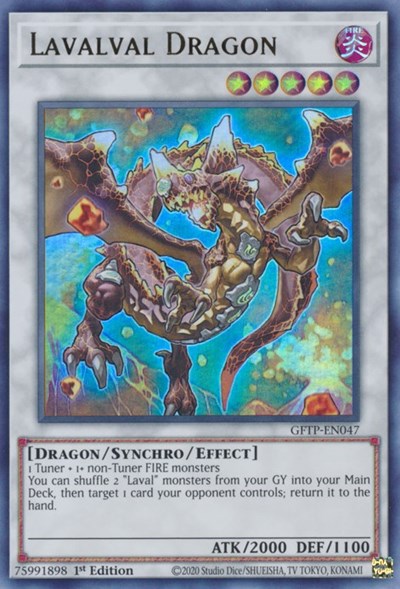 Lavalval Dragon [GFTP-EN047] Ultra Rare | The CG Realm