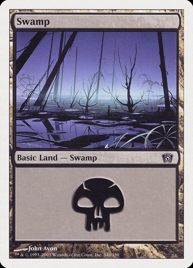 Swamp (340) [Eighth Edition] | The CG Realm