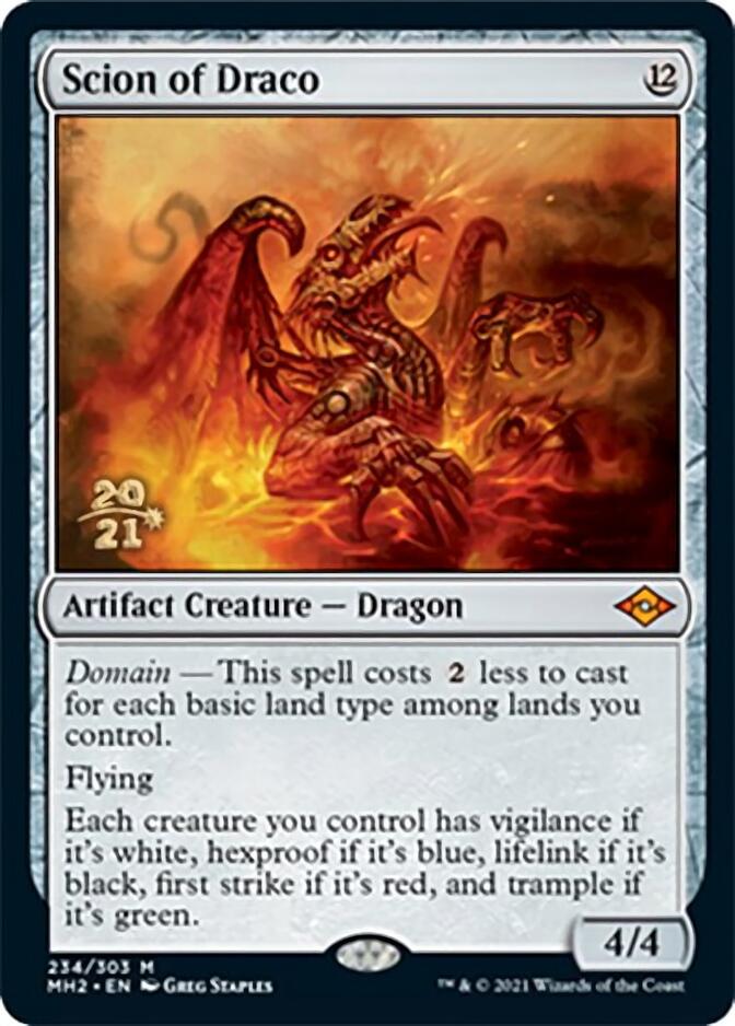 Scion of Draco [Modern Horizons 2 Prerelease Promos] | The CG Realm