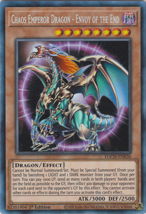 Chaos Emperor Dragon - Envoy of the End [TOCH-EN030] Collector's Rare | The CG Realm