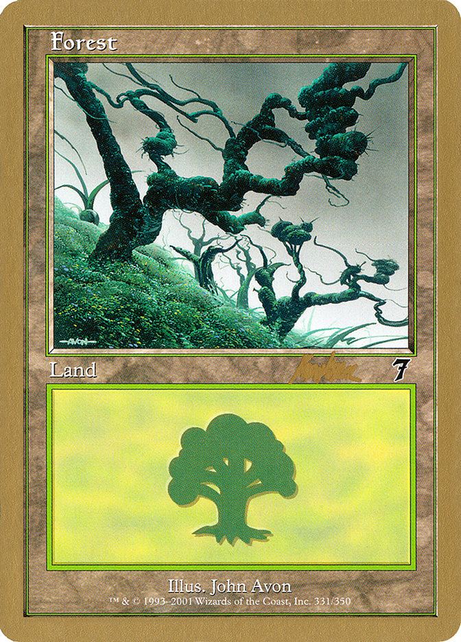 Forest (bk331) (Brian Kibler) [World Championship Decks 2002] | The CG Realm